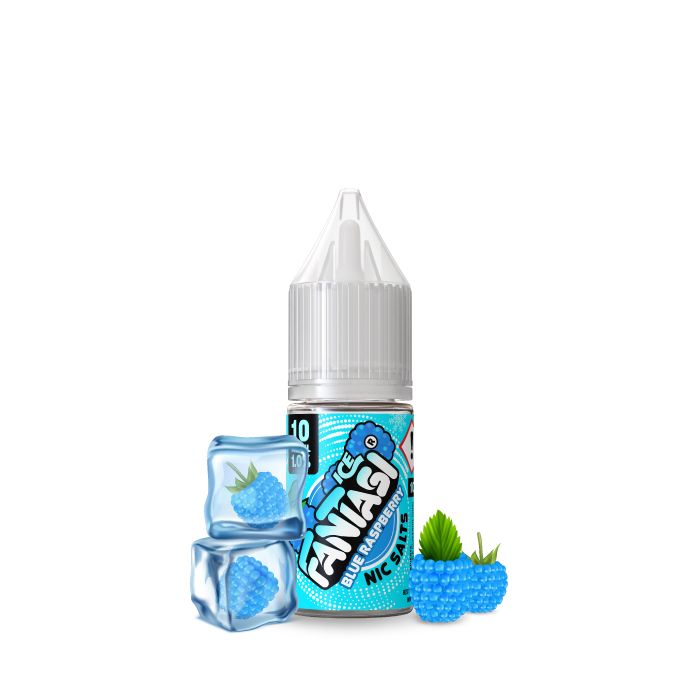 445489 Blue Raspberry Ice 10ml Nic Salt Fantasi